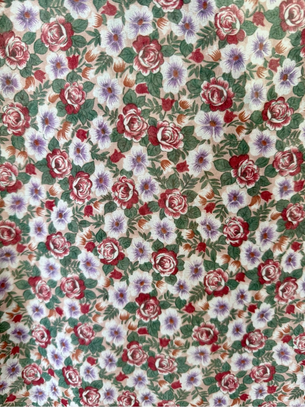 Vintage Floral Cottagecore Button-Up Top - Picture 3 of 6